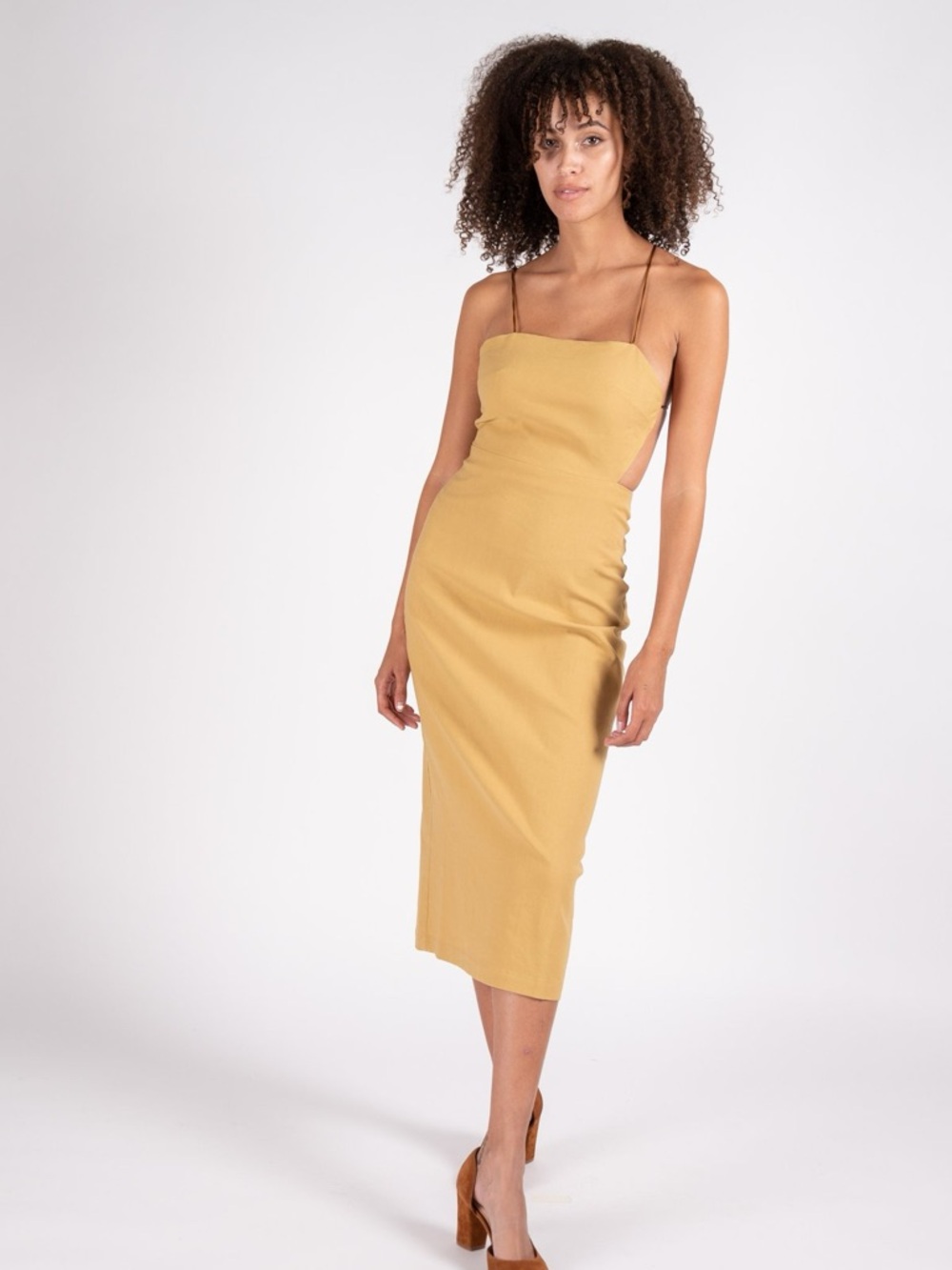 Paloma Wool Tiffany Strappy Midi Dress